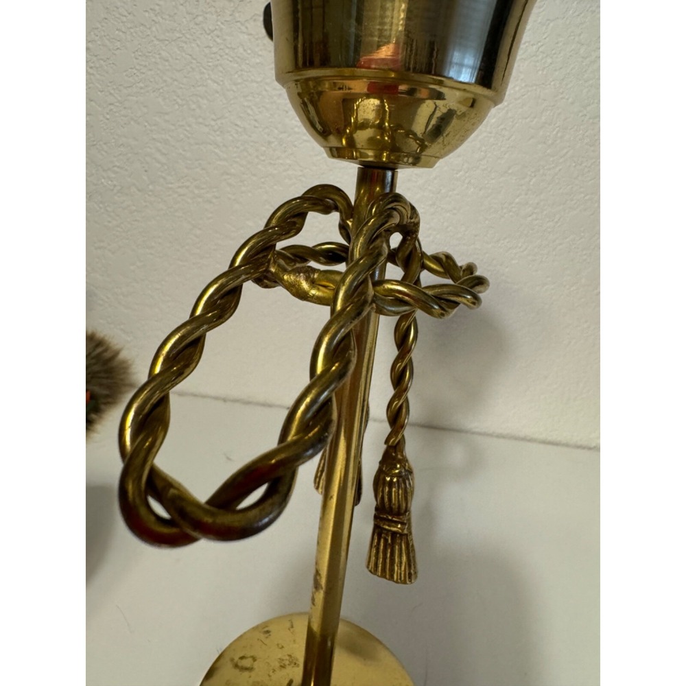 Brass candlestick holder vintage unique piece - Picture 4 of 5